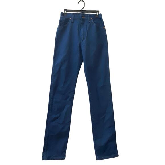 Women's Vtg WRANGLER Cowboy Cut Straight Jeans Size 9 x 38 High Rise Bareback - Picture 10 of 10